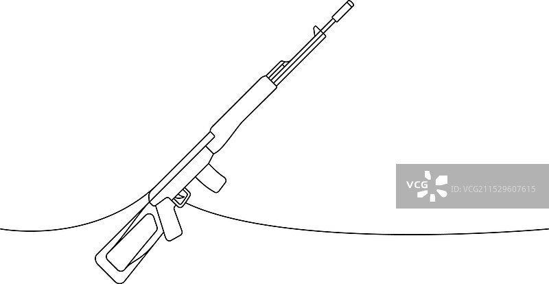 狙击步枪狙击火器一线连续图片素材