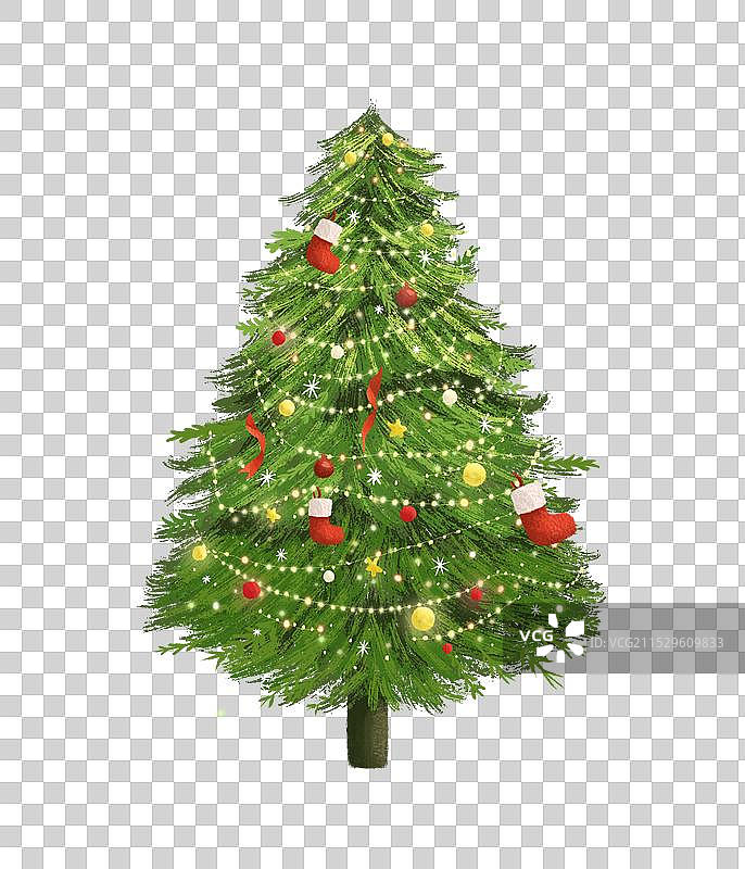 圣诞节圣诞树免扣元素图片素材