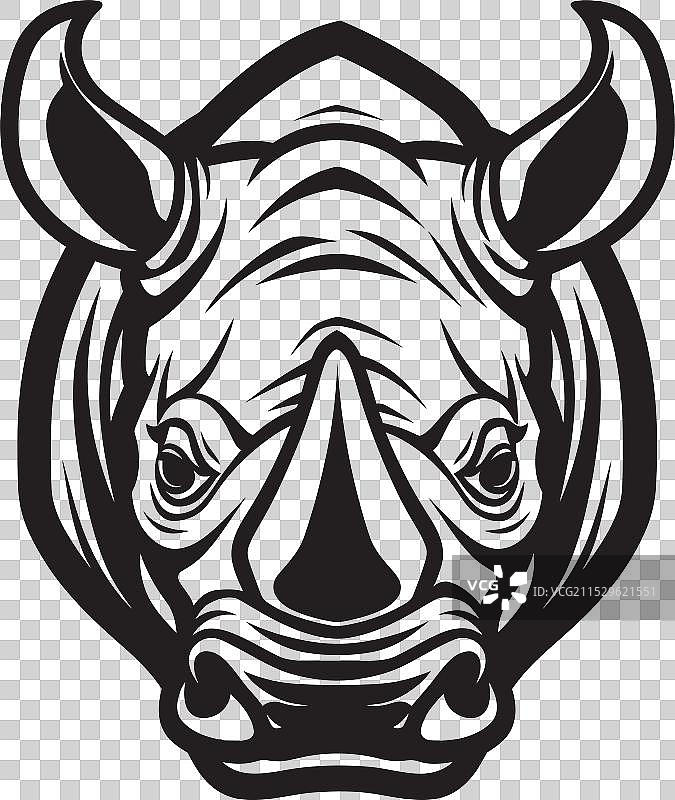 黑犀牛的夜曲标志交响乐图片素材