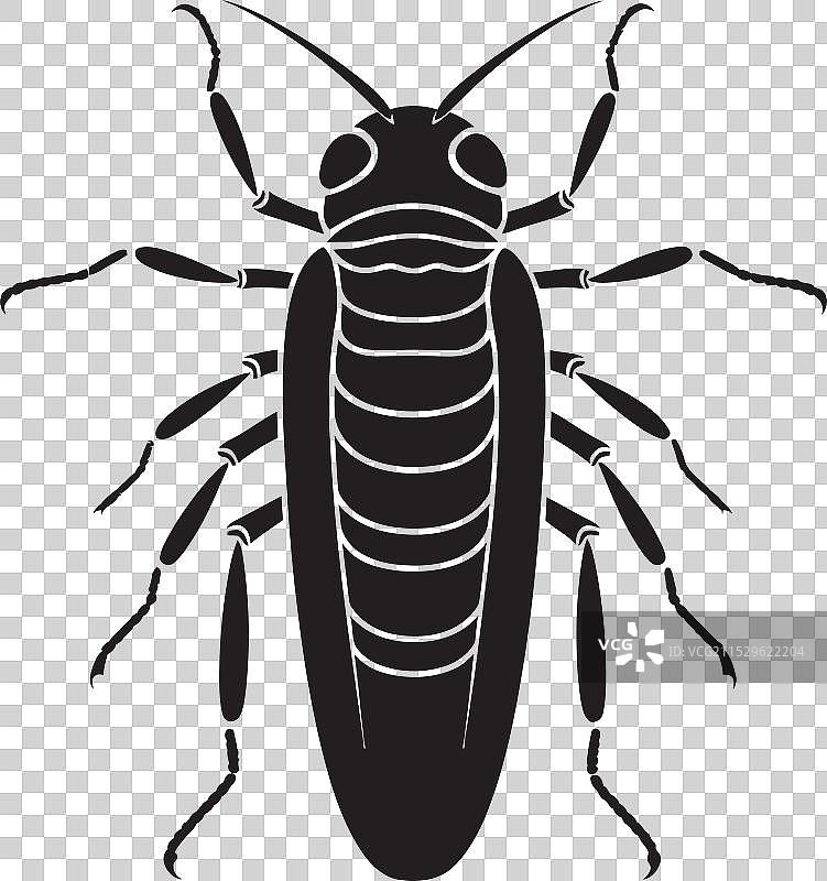 阴影银鱼图标 银鱼轮廓标志图片素材