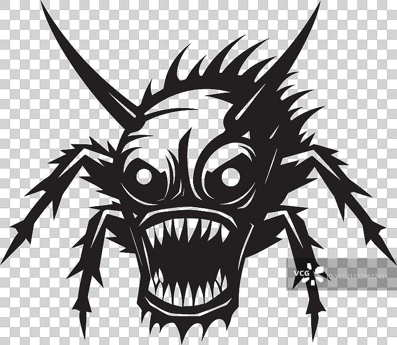 波浪下的银鱼标志设计，低调而精致图片素材