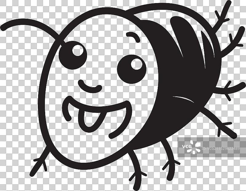 静谧的银色溪流图标，流畅而优雅图片素材