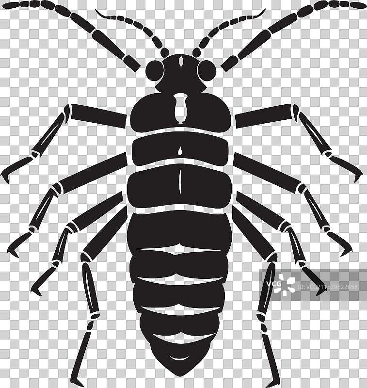 静谧的黑色银鱼徽章图片素材