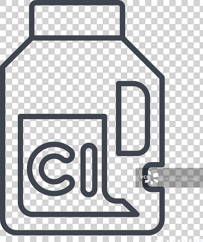 与洗衣符号相关的氯气图标图片素材