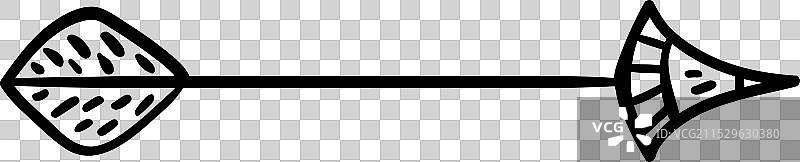 波西米亚风格的木箭图片素材