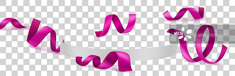 明亮的房间，带有讲台和紫色丝带的3D效果图片素材