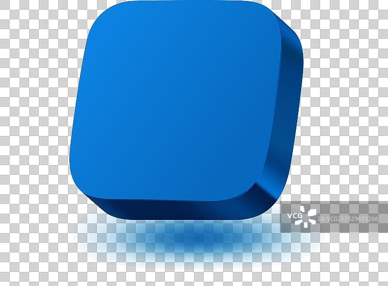 蓝色背景上的Telegram应用程序3D图标图片素材