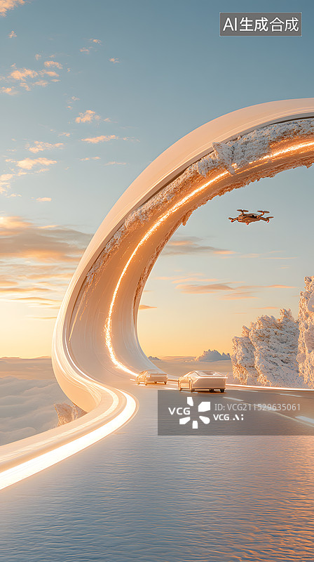 【AI数字艺术】科技新能源汽车车辆图片素材