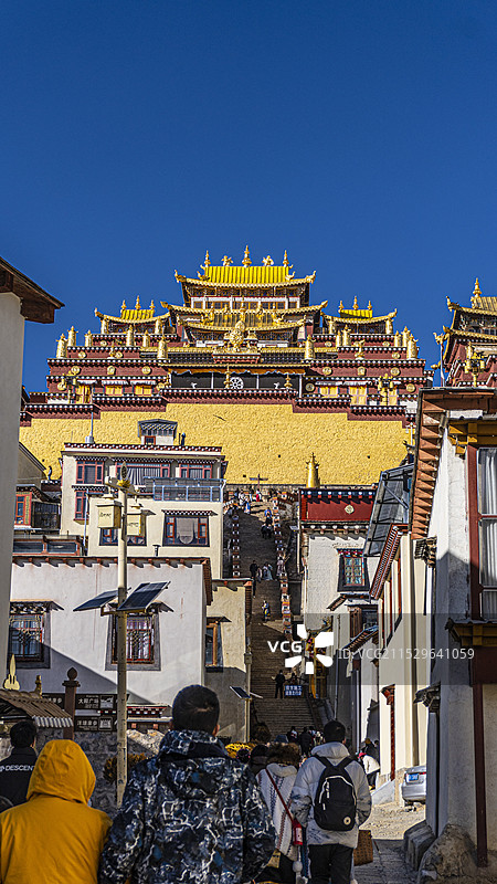 迪庆香格里拉松赞林景区图片素材