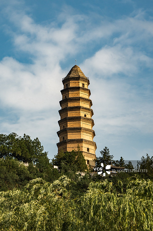 陕西延安宝塔图片素材