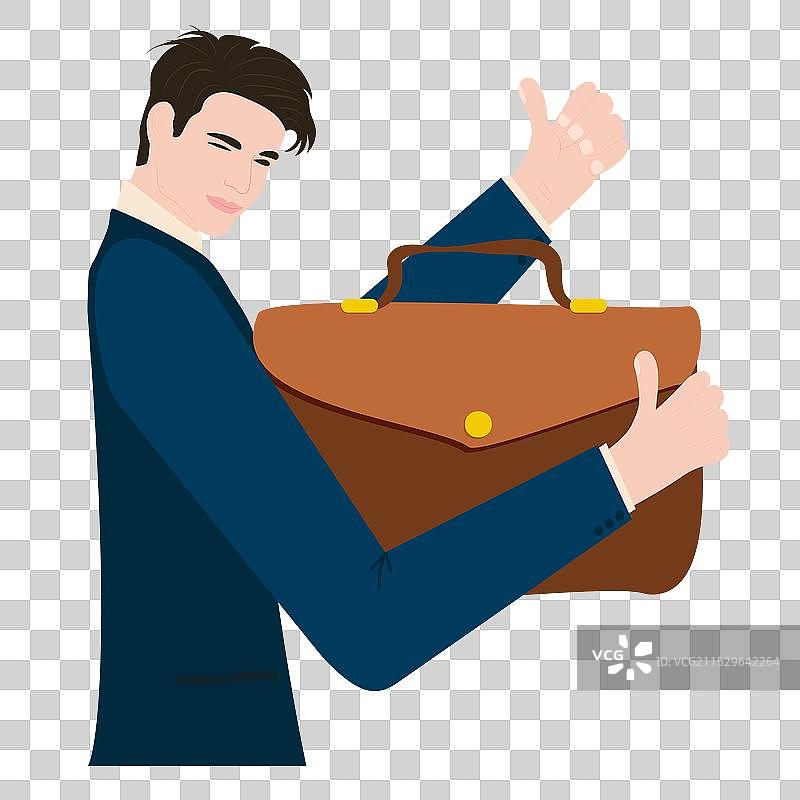 年轻微笑的有目标的商界领袖图片素材