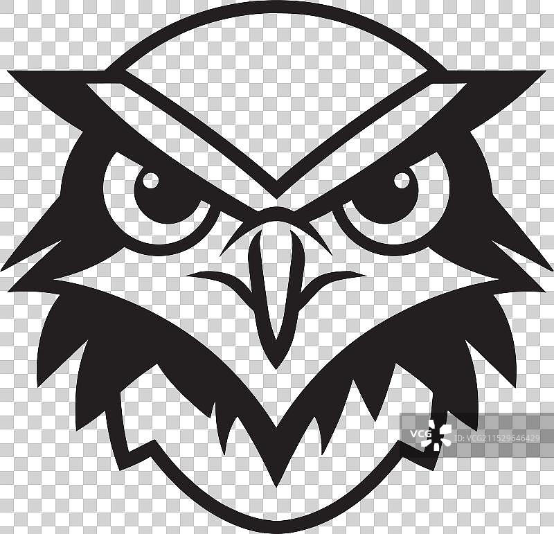 捕食者的奇思妙想：雀鹰标志设计，致命之美图片素材