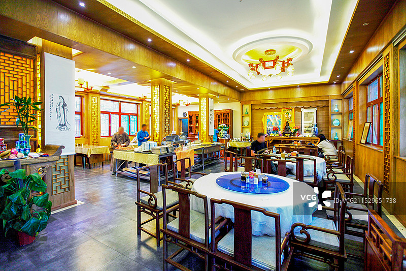 山西五台山南山寺图片素材