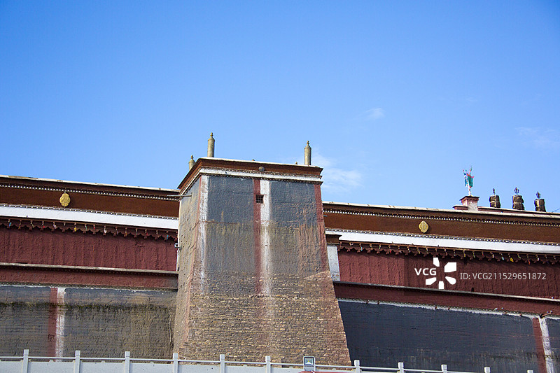日喀则萨迦寺景区图片素材
