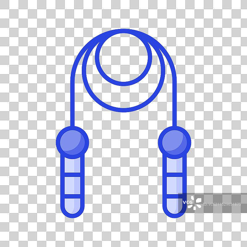 查看这个令人惊叹的跳绳健身图标图片素材