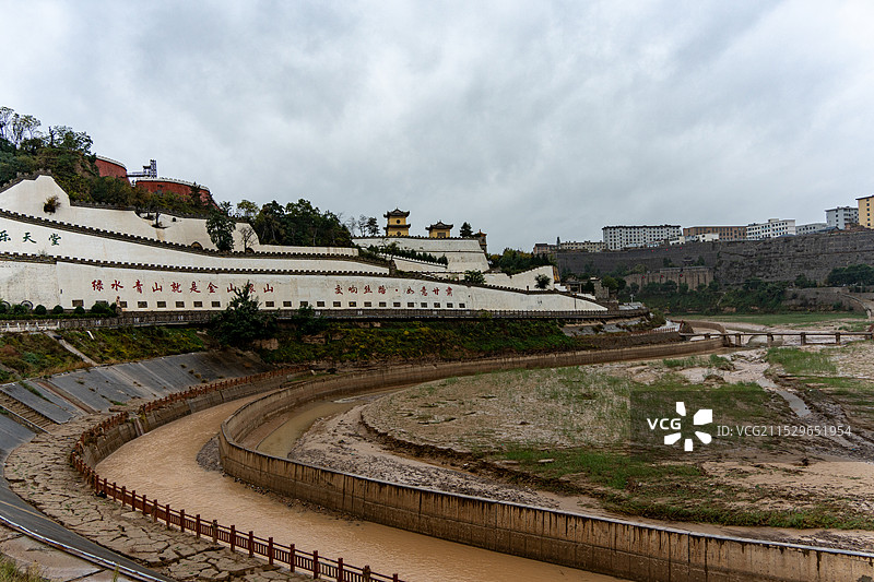 庆阳庆城县庆州古城旅游景区图片素材