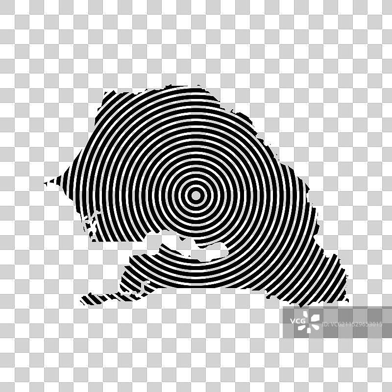 塞内加尔地图图标图片素材