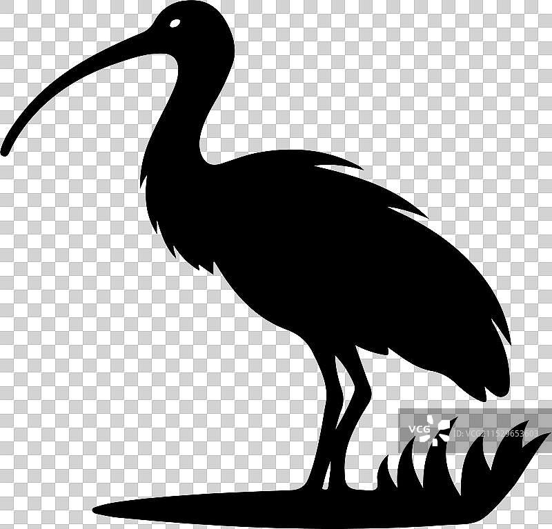 独特的鸳鸯鸟剪影设计 3图片素材