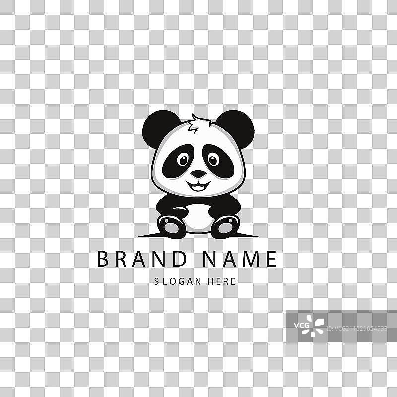 熊猫标志设计图标 - 熊猫标志设计图片素材