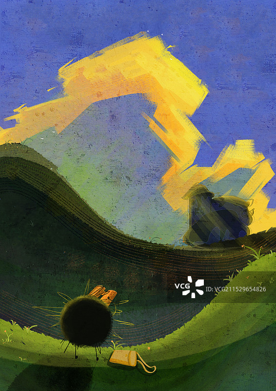 小煤球图片素材