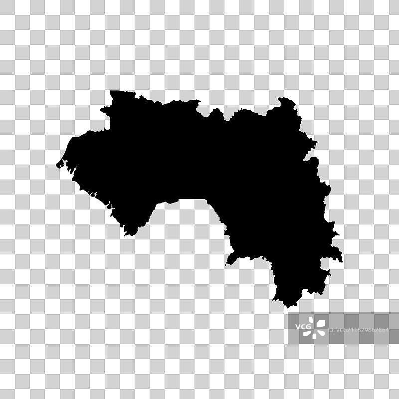 几内亚国家地图图标图片素材