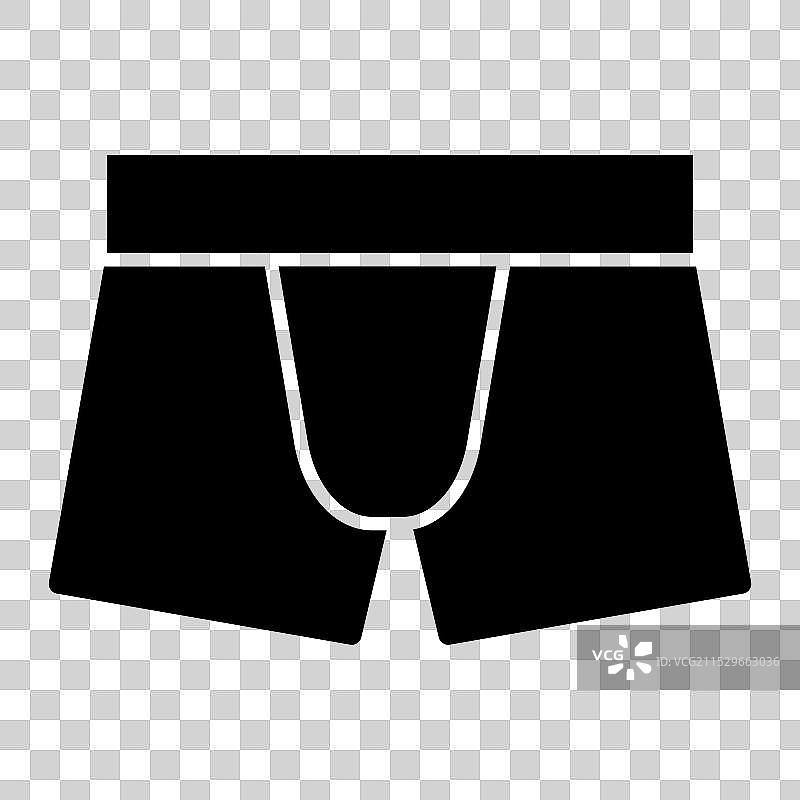 拳击短裤图标元素设计图片素材