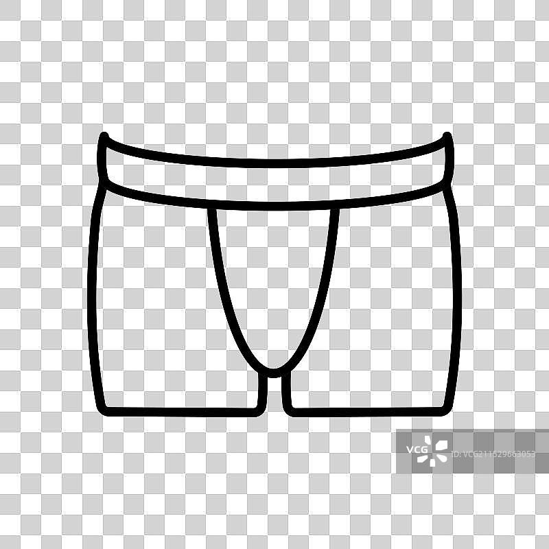 拳击短裤图标元素设计图片素材