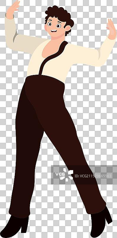 穿着传统服装的弗拉门戈舞者男士图片素材