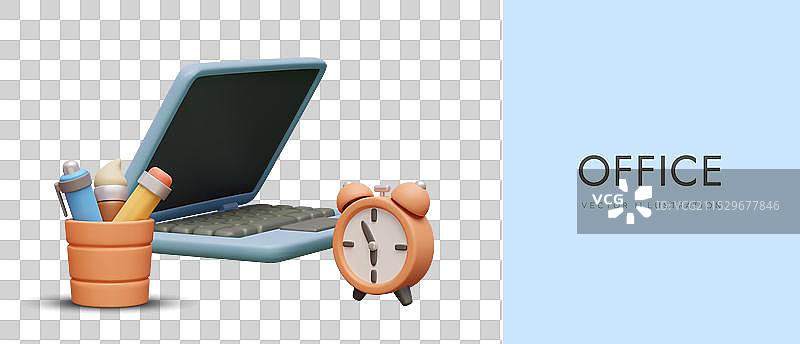 现代办公室的酷炫布置一应俱全图片素材