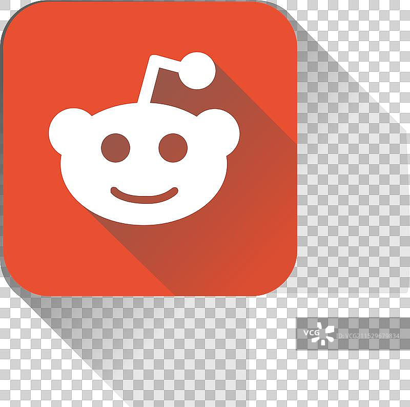 reddit 方形图标图片素材
