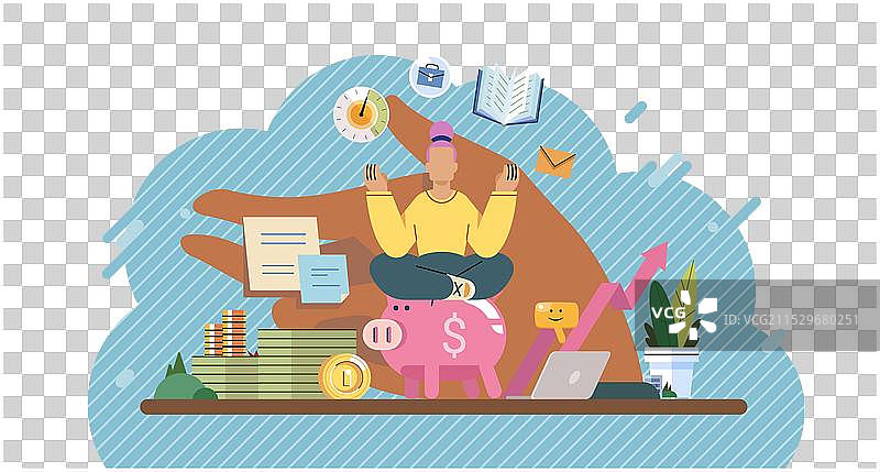 个人福祉概念的提供图片素材