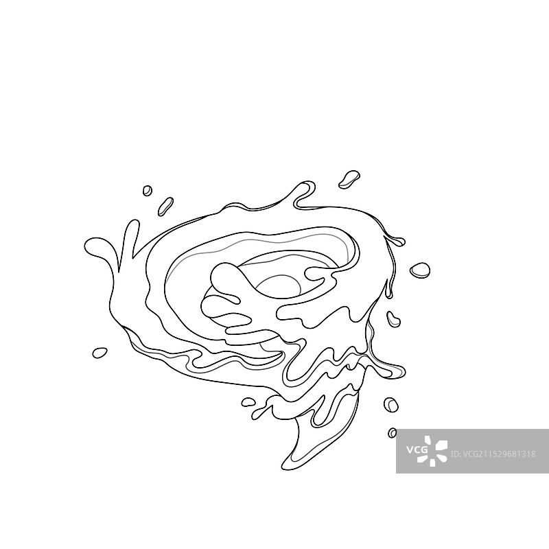 水和果汁飞溅的液体滴落的水珠图片素材