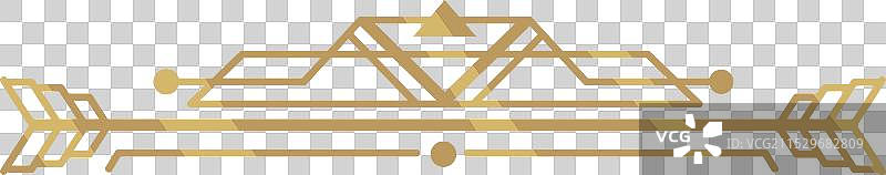 装饰艺术风格的线条图片素材