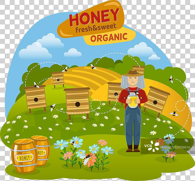 蜂蜜概念图片素材