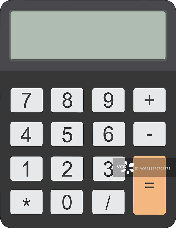 彩色办公计算器图片素材