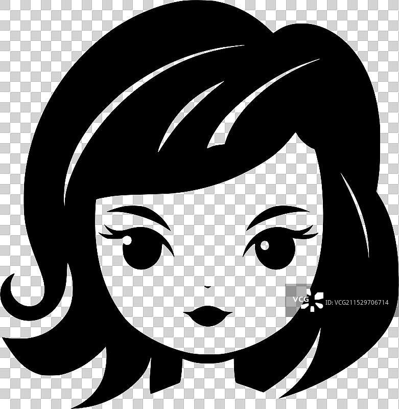 黑白发色图片素材