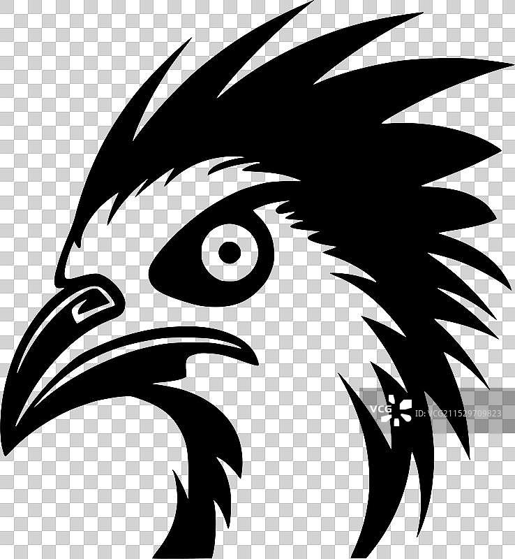 秃鹫 - 高质量标志 - 适合T恤的设计图片素材