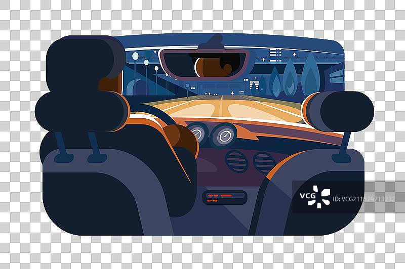 夜间驾车图片素材