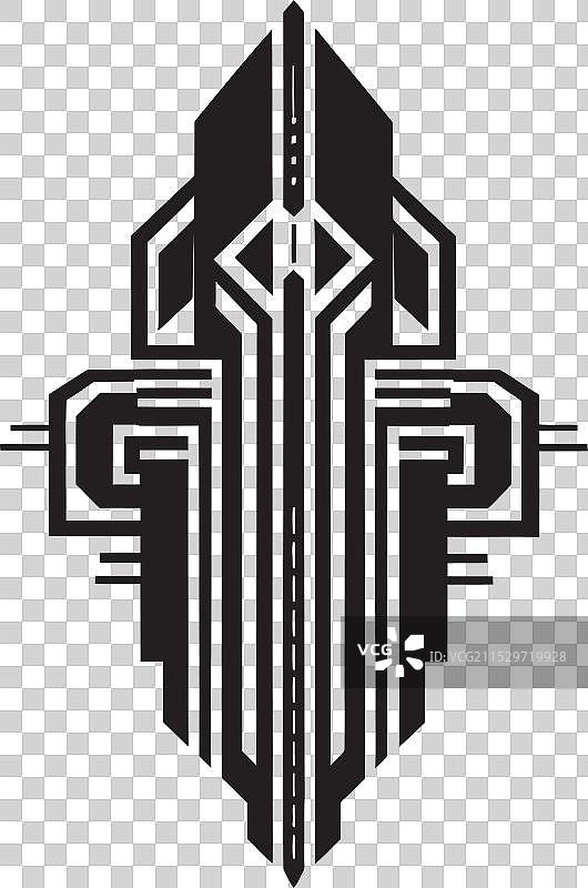 数字未来主义交响曲单色电子音乐图片素材