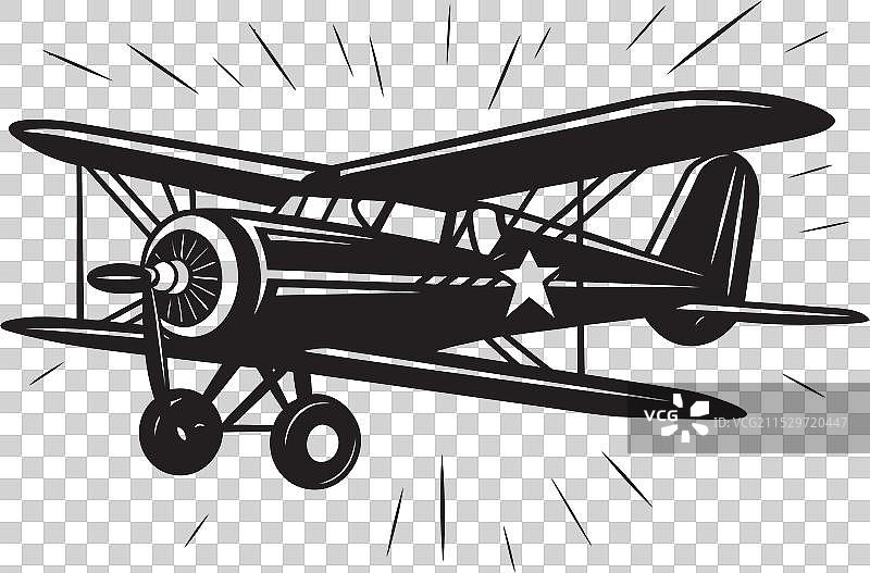 黑色飞机设计的雕塑，代表着卓越的黑曜石工艺图片素材