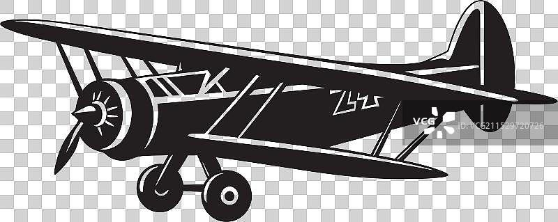 黑暗天空中的航空魔法艺术喷气机诺亚图片素材