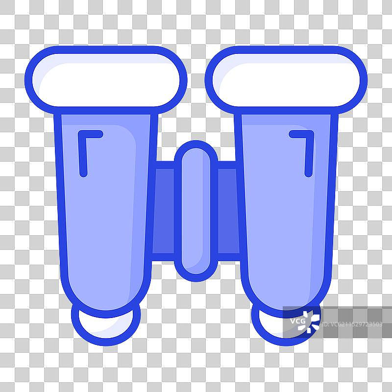 一种为每只眼睛配备镜头的光学仪器图片素材