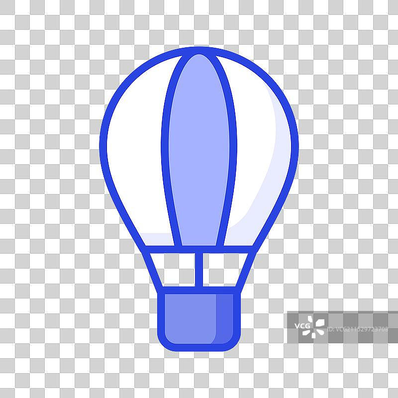 创意设计的热气球享受着图片素材