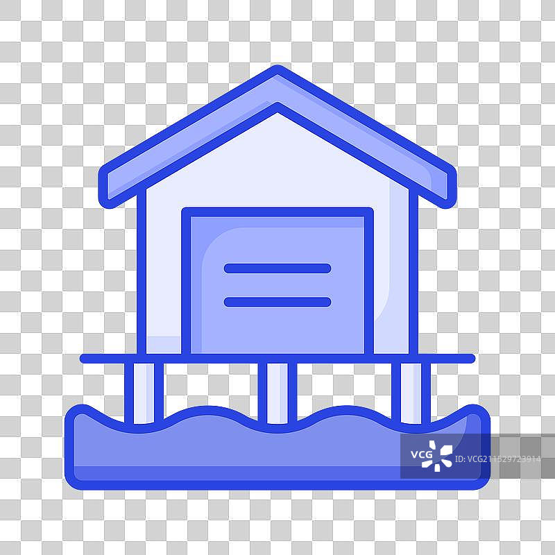 查看这个精美设计的海滩图标图片素材