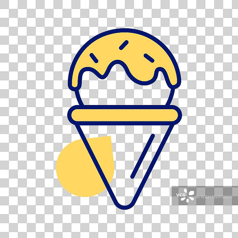 现代风格的冰淇淋杯，随时可用图片素材