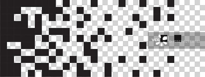 溶解像素分散块尘埃碎片图片素材