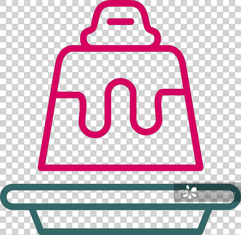 奶油焦糖布丁图标设计图片素材