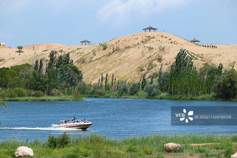 银川黄沙古渡原生态旅游区图片素材