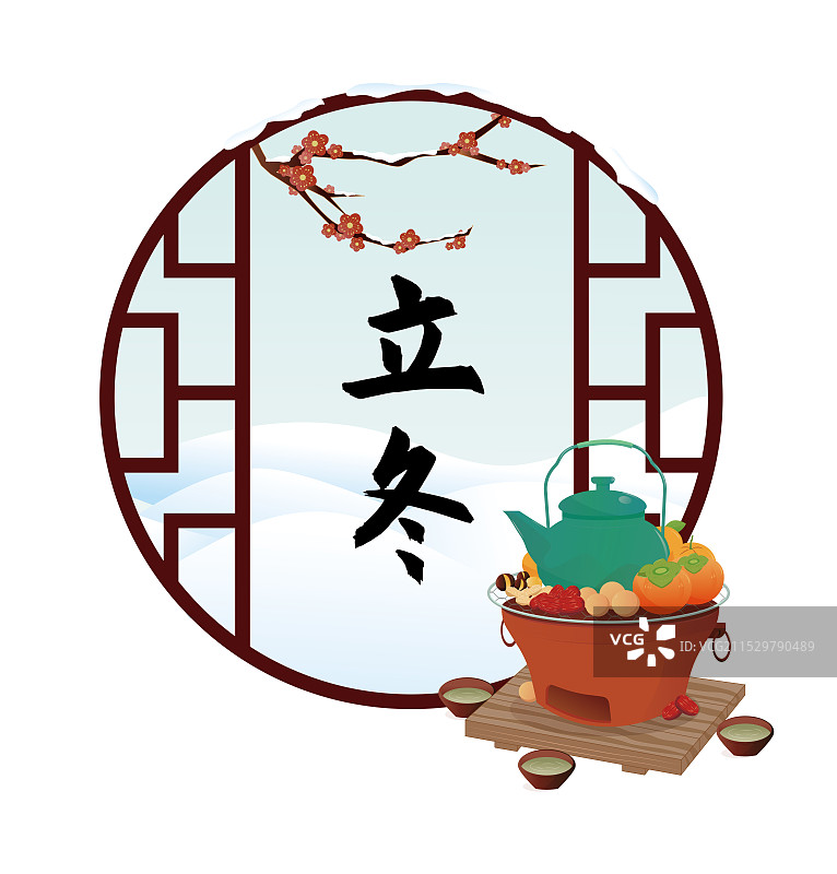 二十四节气-立冬图片素材