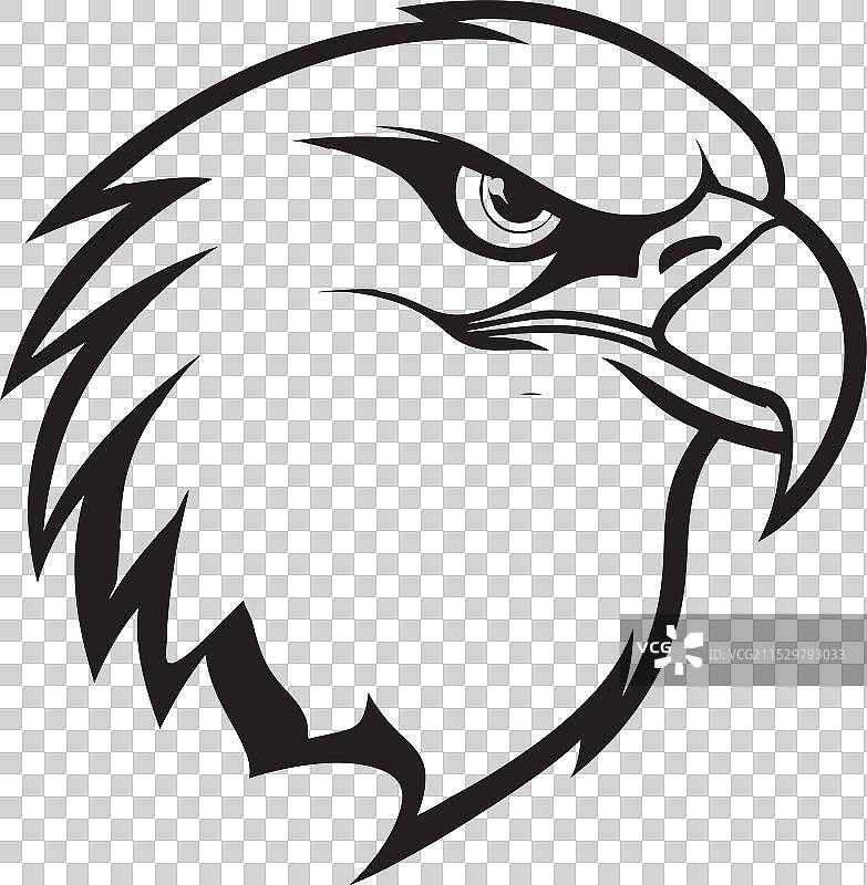 黑鹰掠夺者标志，一个怪物的标志图片素材